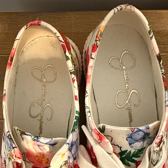 Floral Canvas Sneakers - Picture 2 of 5
